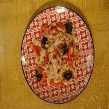 Salade de haricots blancs au thon et poivron