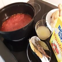 Poulet Basquaise revisité au chorizo et  pommes de terre fondantes