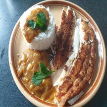 Sole sauce au curry
