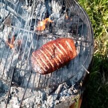 Magret de canard au barbecue