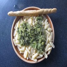 Pates aux anchois et brocolis 