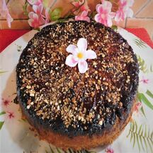 Crumble Fondant Poires, Noisettes & Chocolat Noir