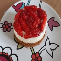 Cheesecake fraises spéculoos