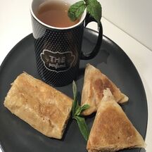Samoussa doux-amer pour thé vert à la menthe 