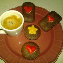 Mini-moelleux chocolat/caramel au beurre salé pour cafés gourmands