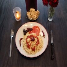 Spaghetti romantiques ....et épicés !!!