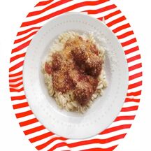 Spaghetti aux boulettes de viande