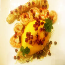  CREVETTES AUX FRUITS
