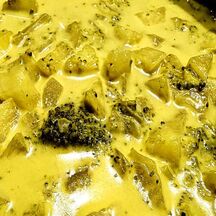 Curry de navets et brocolis
