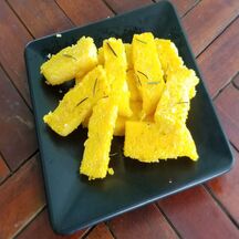 Grosses frites de polenta 