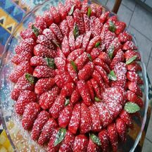 Sablé breton aux fraises 