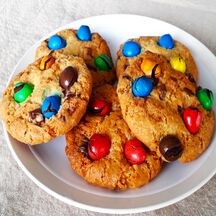 Cookies m&m\'s et pépites de chocolat