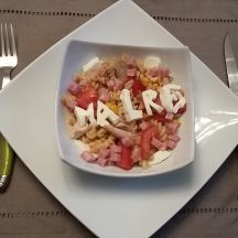 Salade de pâtes/mozzarella