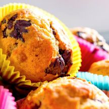 Muffins banane-chocolat