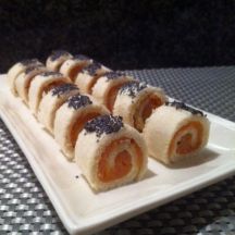 Mini maki au saumon fumé