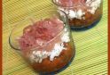 RECIPE THUMB IMAGE 2 Verrines compotés tomate/poivron feta et jambon cru