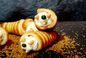 RECIPE THUMB IMAGE 2 Cornets à la chantilly de parmesan parsemés de pignons de pin et accompagnés de perles de basilic  