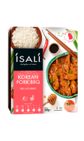 Plat préparé porc et riz Korean Pork BBQ Isali