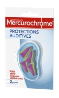Protection auditive atténuation SNR 35 db Mercurochrome