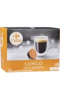 Café capsules lungo 100% arabica Carrefour Extra