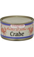 Boite de miettes et pattes de crabe Savannah bay