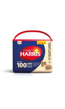 Harris Cubes allume-feu naturel le baril de 100 cubes