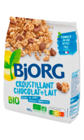 Céréales croustillant chocolat au lait Bio Bjorg