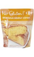 Moelleux Saveur Citron 500g Contenu