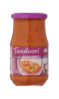 Sauce Tandoori à la noix de coco râpée Carrefour