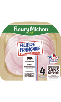 Jambon blanc supérieur sans couenne Filière Française d’Eleveurs Engagés Fleury Michon
