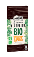 Chocolat noir 70% Bio Nestle Les Recettes de L\'Atelier
