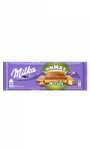 Tablette chocolat au lait choco gaufrettes MMMAX Nussini Milka