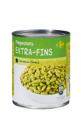 Flageolets extra fins Carrefour