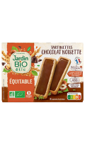 Tartinettes chocolat noisette Bio Jardin Bio
