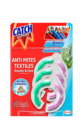 Crochets anti-mites textiles