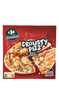 Pizza Crousty Pizz\' boeuf cheddar Carrefour Sensation