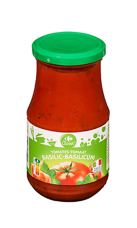 Sauce tomate basilic CARREFOUR CLASSIC
