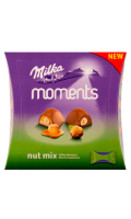 Chocolats au lait et noisettes moments nuts Milka