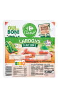 Lardons nature Carrefour Classic'