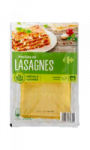 Feuilles de lasagnes Carrefour