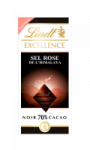 Chocolat noir Excellence Sel Rose de l\'Himalaya 70% Cacao Lindt