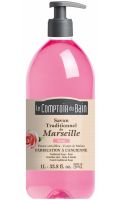 Savon de Marseille traditionnel à la rose Le Comptoir du Bain