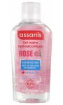 Gel de poche hydroalcoolique sans rinçage pour les mains Parfum Rosa Assanis
