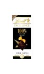 Excellence tablette de chocolat noir orange 100% cacao Lindt
