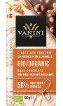 Chocolat Noir 34% Bio Aux Noisettes & Caramel Vanini