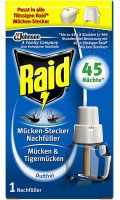 Essential electrique liquide repulsif moustiques recharge Raid