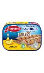 Filets de sardines sans arêtes grillés au citron Saupiquet
