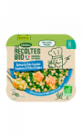 Plat bébé épinards pois saumon & pâtes etoiles Les Récoltes Bio Blédina