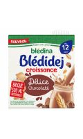 Lait croissance dès 12 mois délice chocolat bledidej Bledina