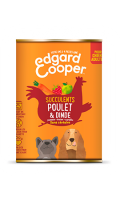 Patée en boite pour chien succulent poulet & dinde Edgard Cooper
